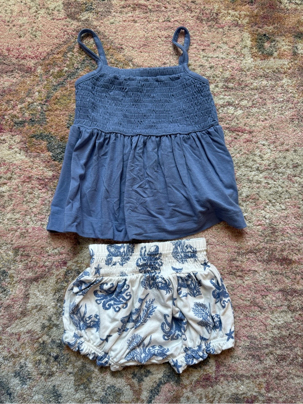 Kate Quinn top and nautical bloomer set